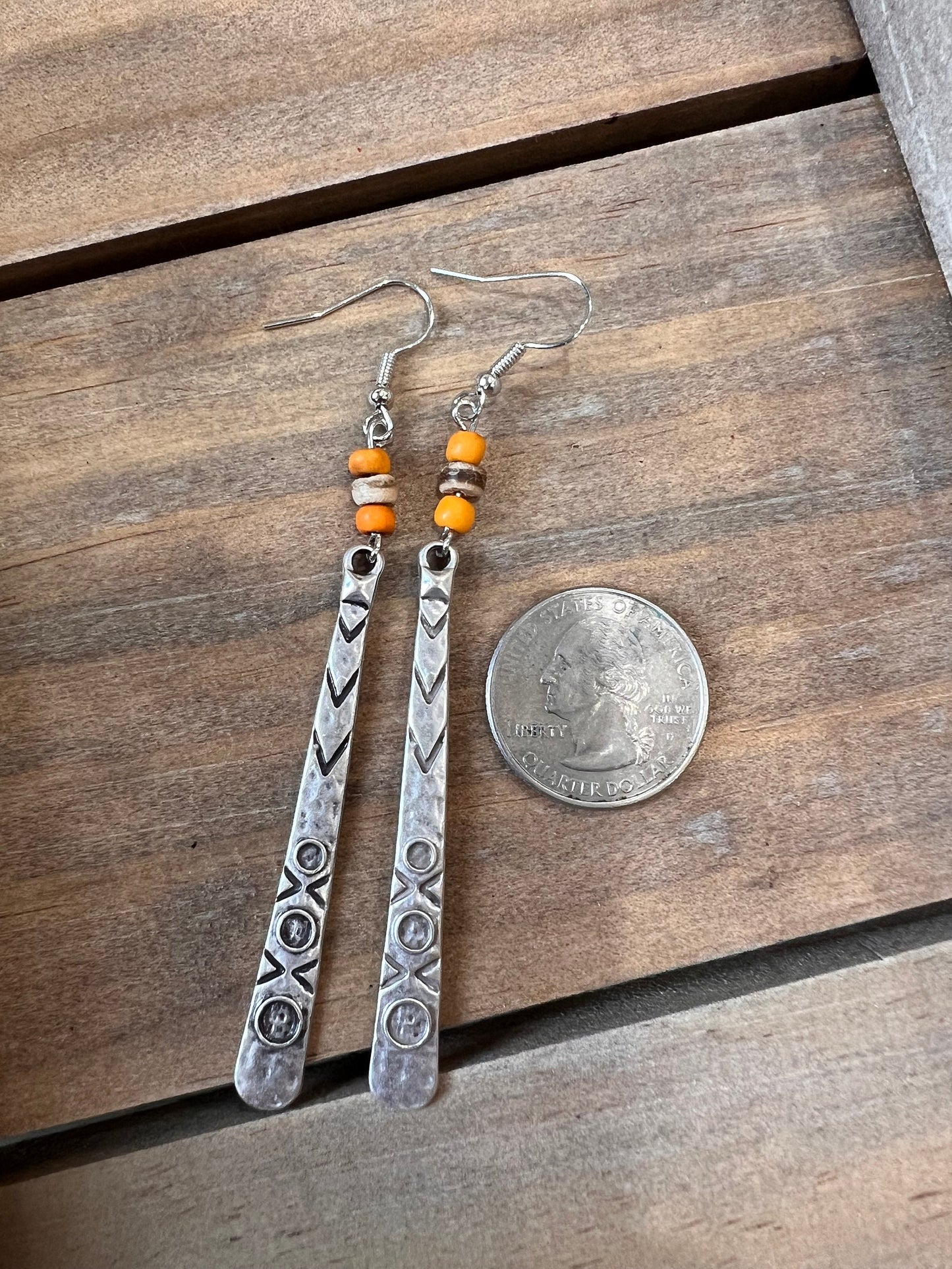 Long Yellow Boho Dangle